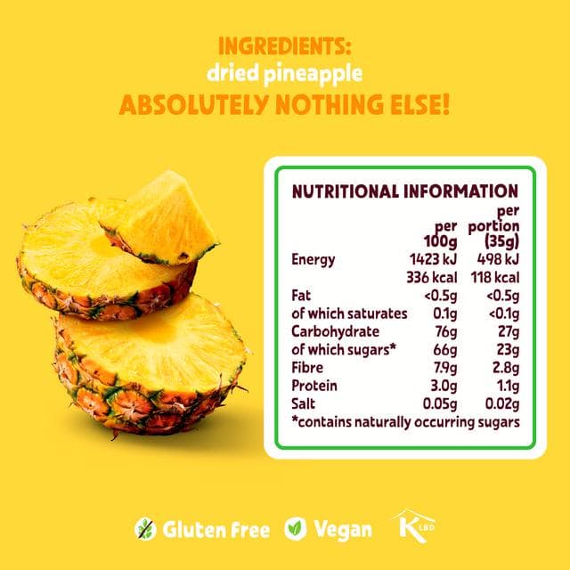 BEAR Fruit Dried Pineapple 35g - gallery image 4