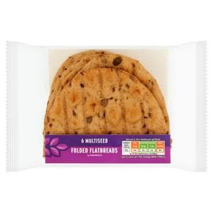Sainsbury's Multiseeded Folded Flatbreads x6