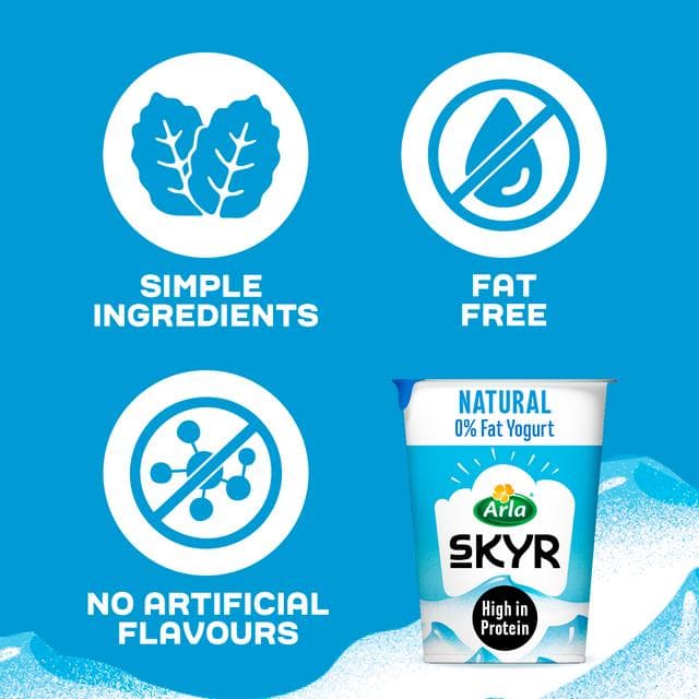 Arla Skyr Natural Icelandic Style Yogurt 450g - gallery image 3