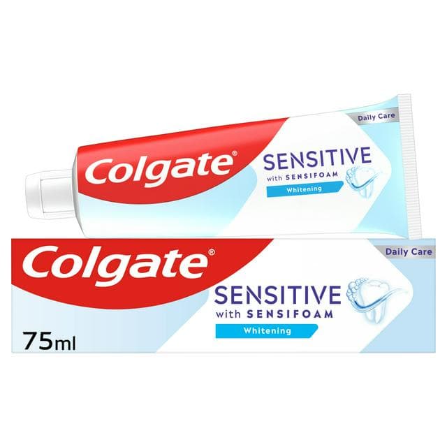 Colgate Sensitive with Sensifoam Whitening Toothpaste 75ml - gallery image 1
