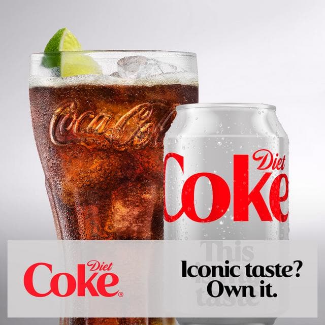 Diet Coke Cola 4 x 330ml Cans - gallery image 3