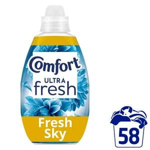 Comfort Ultra Fresh & Protect 58 washes Fresh Sky Fabric Conditioner 870ml