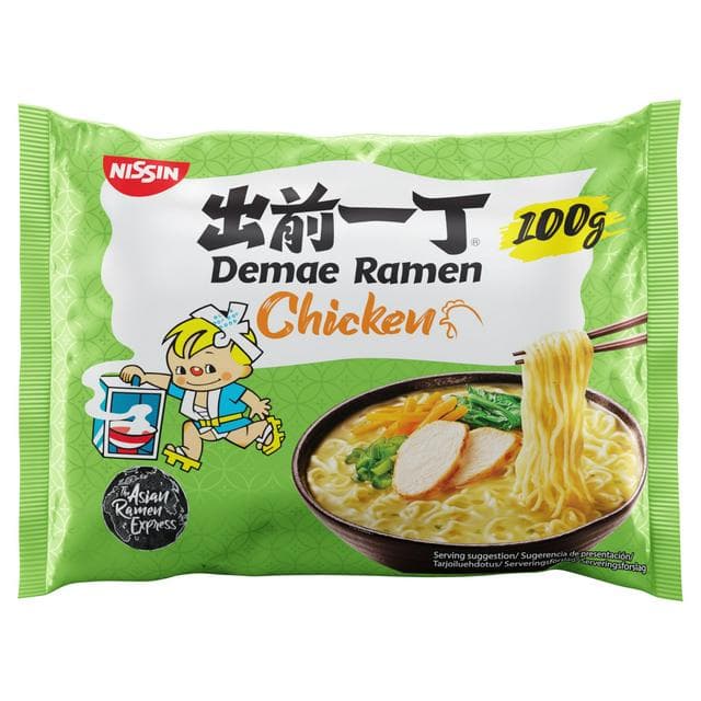 Nissin Demae Ramen Chicken Flavour Japanese Noodlesoup 100g - gallery image 1