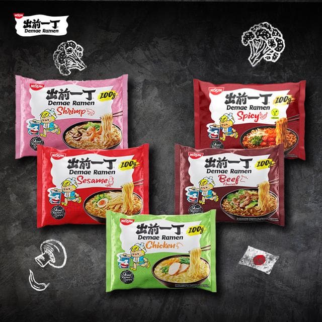 Nissin Demae Ramen Sesame Flavour Japanese Noodlesoup 100g - gallery image 5