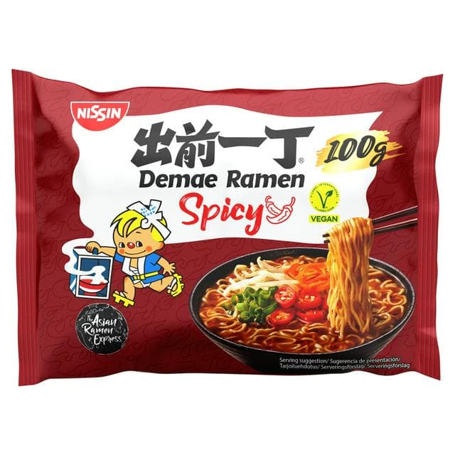 Nissin Demae Ramen Spicy Japanese Noodlesoup 100g - gallery image 1