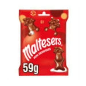 Maltesers 59g Mini Reindeers Chocolate Christmas Treats Bag