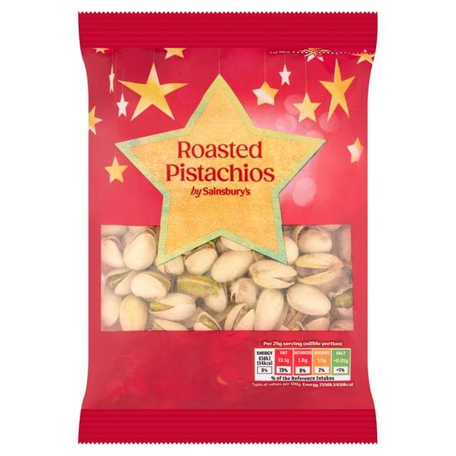 Sainsbury's 200g Christmas Roasted Pistachio Nuts in Shell - gallery image 1