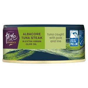 Sainsbury's Albacore Tuna Steak In Extra Virgin Olive Oil, Taste the Difference 160g