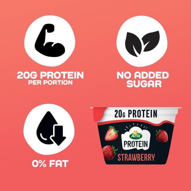 Arla Protein Strawberry Yogurt 200g - gallery image 2