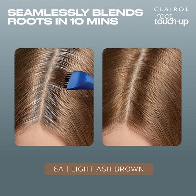 Clairol Root Touch-Up Permanent Hair Dye Light Ash Brown 6A - gallery image 2
