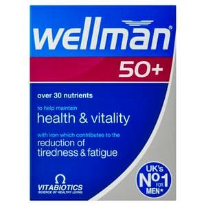 Vitabiotics Wellman 50+ Years x30