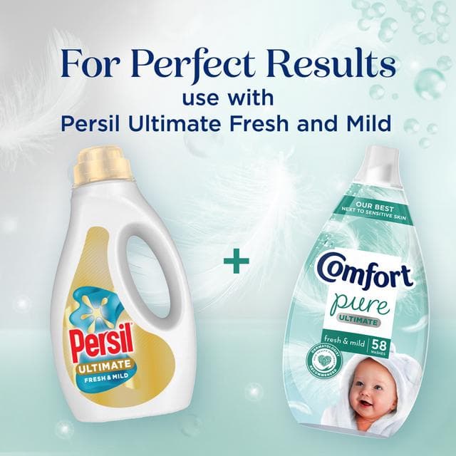 Comfort Fabric Conditioner Pure Ultra Concentrated 58 Washes 870ml - gallery image 3