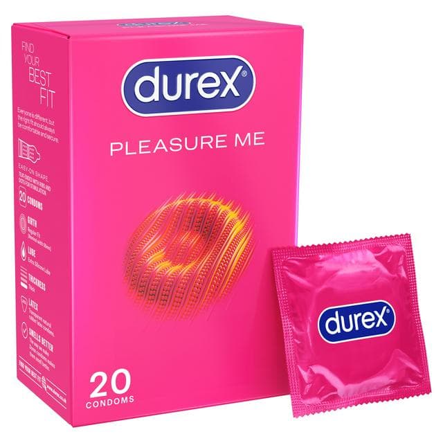 Durex Pleasure Me Ribbed & Dotted Condoms x20 - gallery image 1