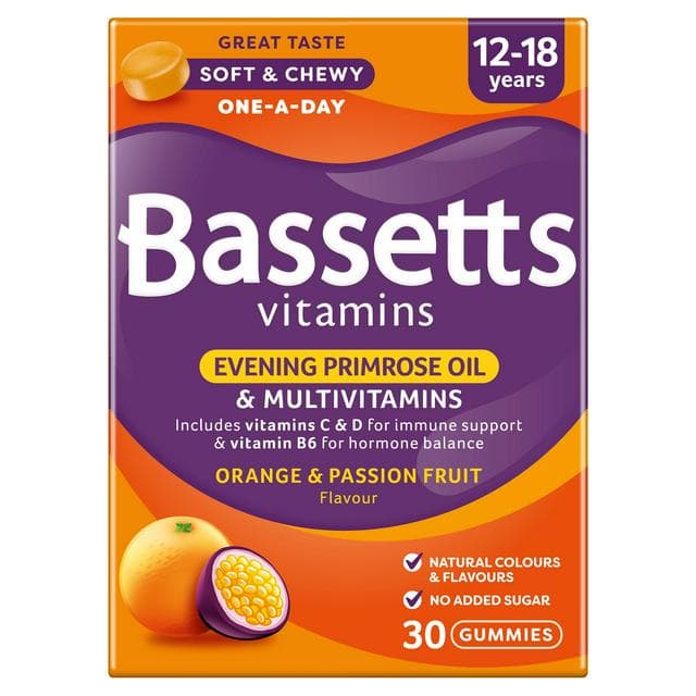 Bassetts Vitamins Evening Primrose Oil & Multivits 12-18 x30 - gallery image 1