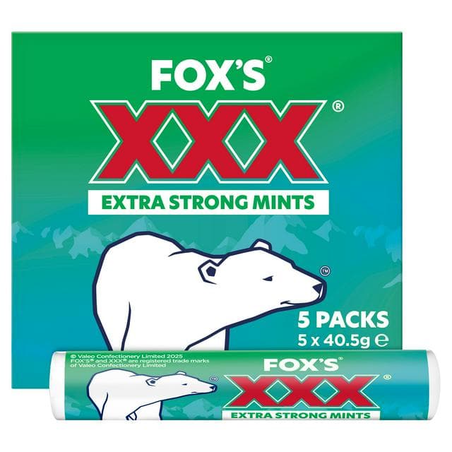 XXX Extra Strong Peppermints Multipack 5x40.5g - gallery image 1