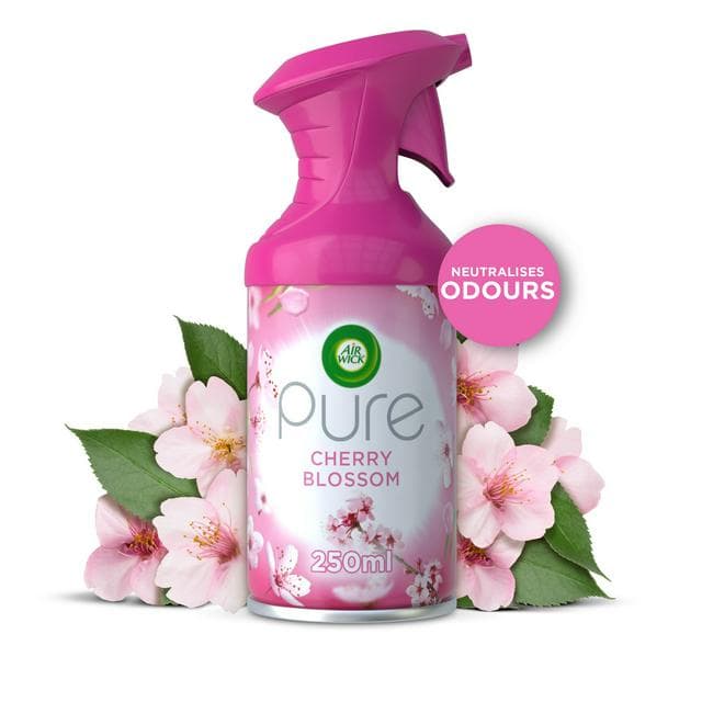Air Wick Cherry Blossom Pure Aerosol Air Freshener 250ml - gallery image 1
