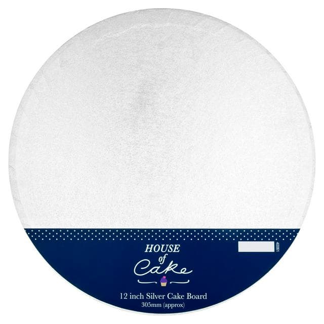 House of Cake Round Silver Cake Board 12 inch - gallery image 1