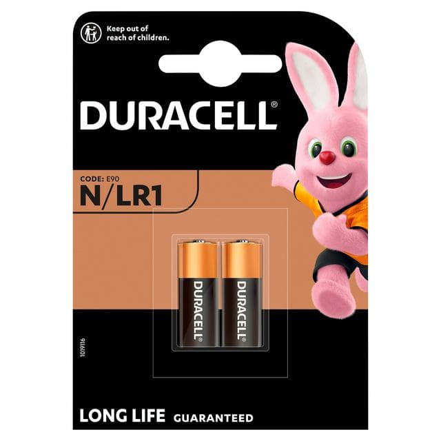 Duracell Specialty N Alkaline Battery 1, 5V (E90 / LR1), pack of 2 - gallery image 1
