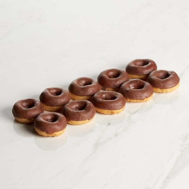Sainsbury's Mini Chocolate Doughnuts x10 - gallery image 1