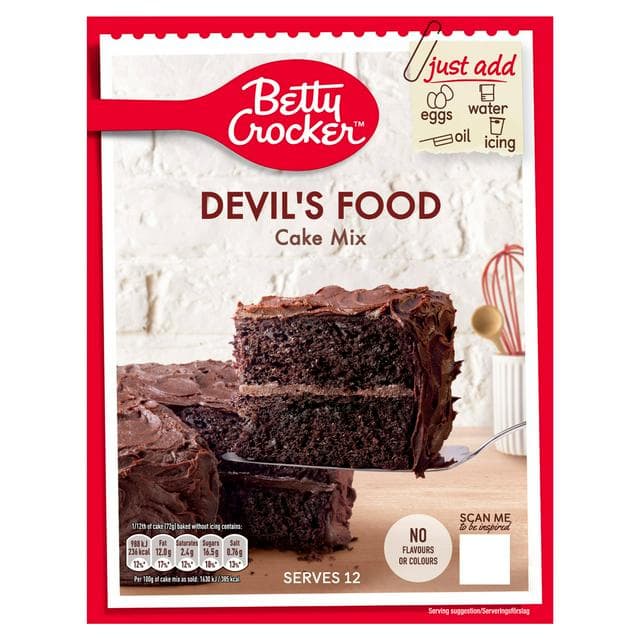 Betty Crocker Devil's Food Chocolate Cake Mix 425g - gallery image 1