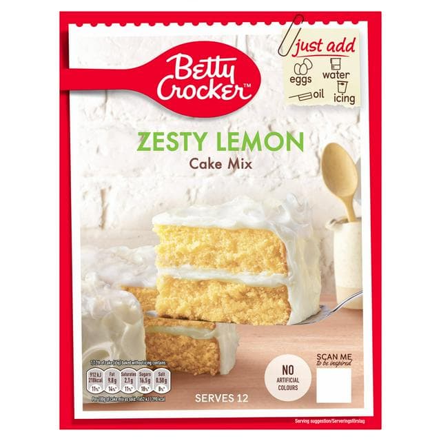 Betty Crocker Zesty Lemon Cake Mix 425g - gallery image 1