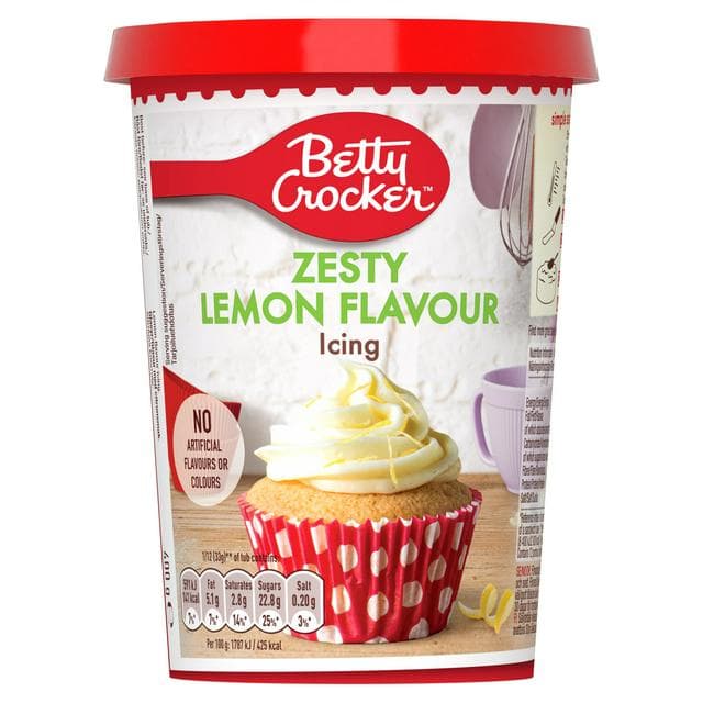 Betty Crocker Zesty Lemon Icing 400g - gallery image 1