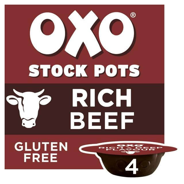Oxo Beef with Onion & Rosemary Stock Pots x4 80g - gallery image 1