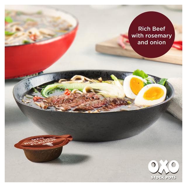 Oxo Beef with Onion & Rosemary Stock Pots x4 80g - gallery image 3