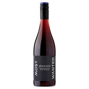 Most Wanted New Zealand Pinot Noir Red Wine 75cl