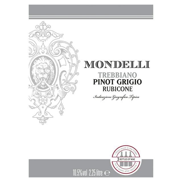 Mondelli Pinot Grigio White Boxed Wine 225cl - gallery image 1