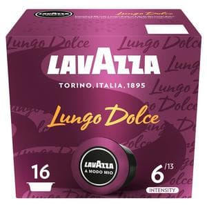 Lavazza A Modo Mio Lungo Dolce Coffee Capsules x16