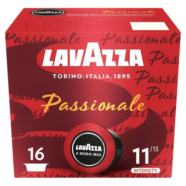 Lavazza A Modo Mio Passionale Coffee Capsules x16 - gallery image 1