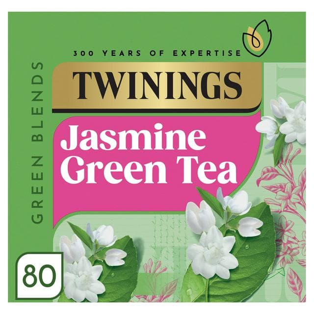 Twinings Jasmine Green Tea, 80 Tea Bags - gallery image 1