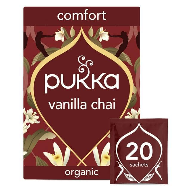 Pukka Organic Vanilla Chai Tea Home Compostable Herbal Tea Bags x20 - gallery image 1