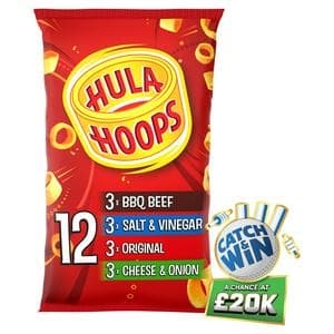 Hula Hoops Variety Crisps 12x24g
