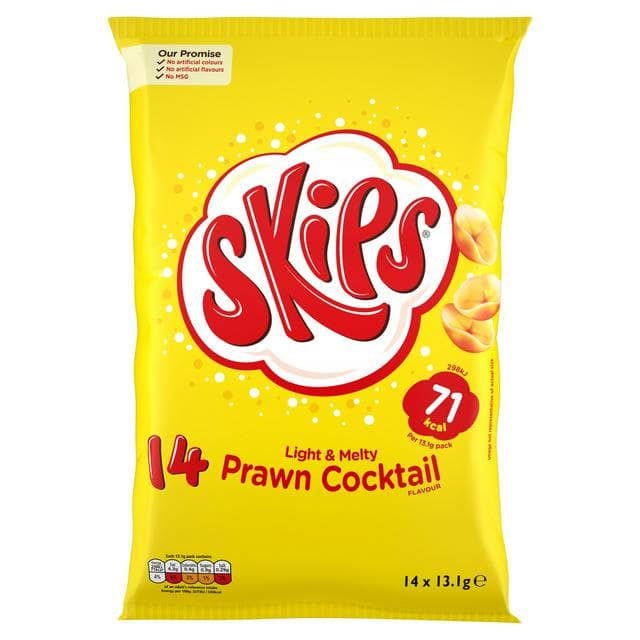 Skips Prawn Cocktail 14x13.1g - gallery image 1
