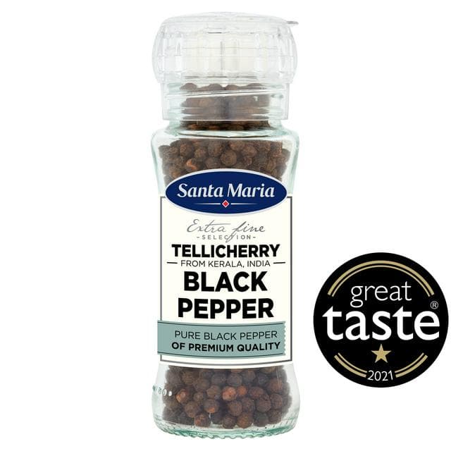 Santa Maria Extra Fine Selection of Spices Tellicherry Black Pepper - gallery image 1