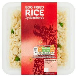 Sainsbury's Chinese Egg Fried Rice Ready Meal Side For 2 400g