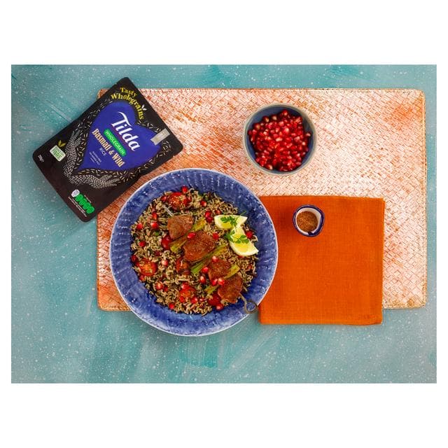 Tilda Microwave Rice Wholegrain Basmati & Wild 250g - gallery image 4