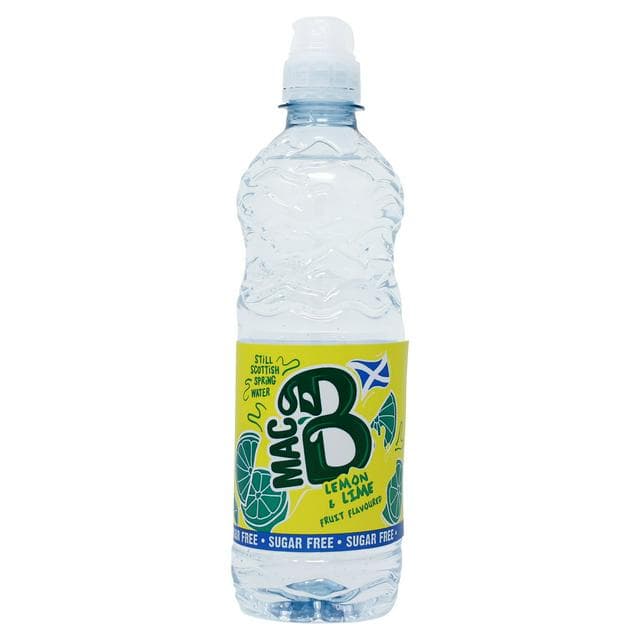 Mac B Lemon & Lime Water Sugar Free 500ml - gallery image 1