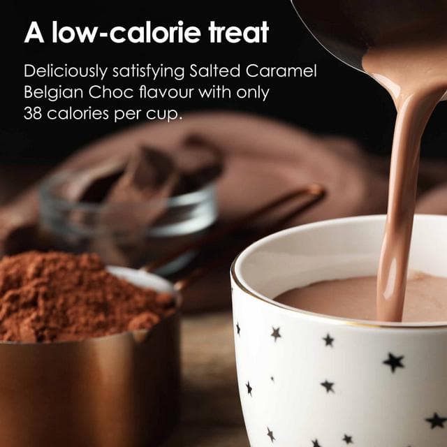 Options Instant Belgian Hot Chocolate Salted Caramel Drink 220g - gallery image 2