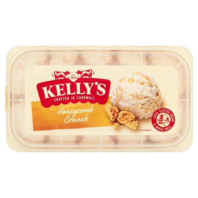 Kelly's Cornish Ice Cream Honeycomb Crunch 950ml - gallery image 1