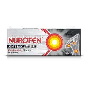 Nurofen Ibuprofen Joint & Back Pain Relief Max Strength 40g
