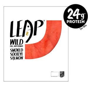 Leap Wild MSC Sockeye Smoked Salmon 100g