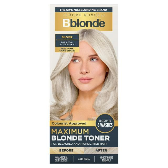 Jerome Russell Bblonde Maximum Colour Toner Silver 75ml - gallery image 1