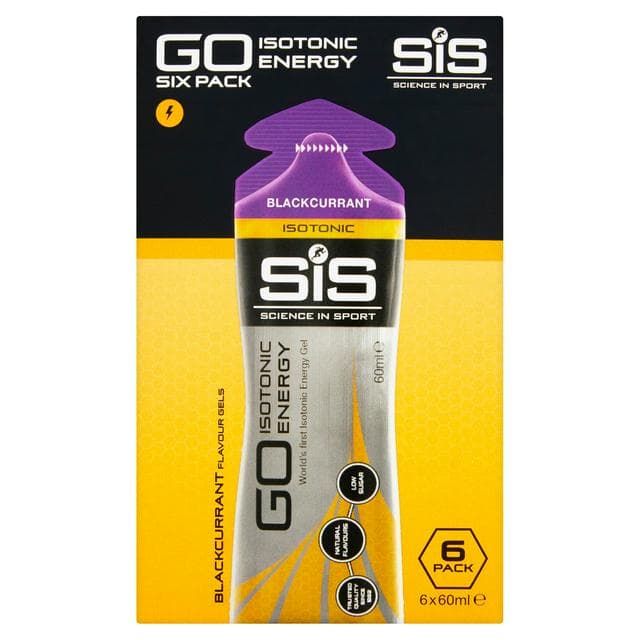 SiS GO Energy Gels Blackcurrant 6x60ml - gallery image 1