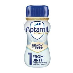 Aptamil Advanced 1 First Infant Baby Milk Formula Liquid From Birth Ready To Feed 200ml