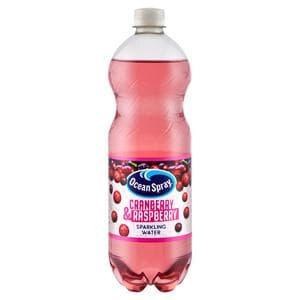 Ocean Spray 1L Cranberry & Raspberry Sparkling Water Bottle