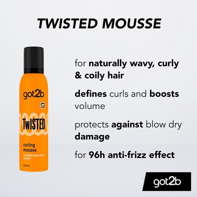 Got2b 250ml Twisted Curling Mousse - gallery image 3