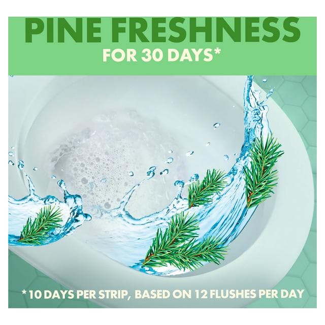 Duck 3 x 9g Toilet Fresh Stickers Pine - gallery image 5